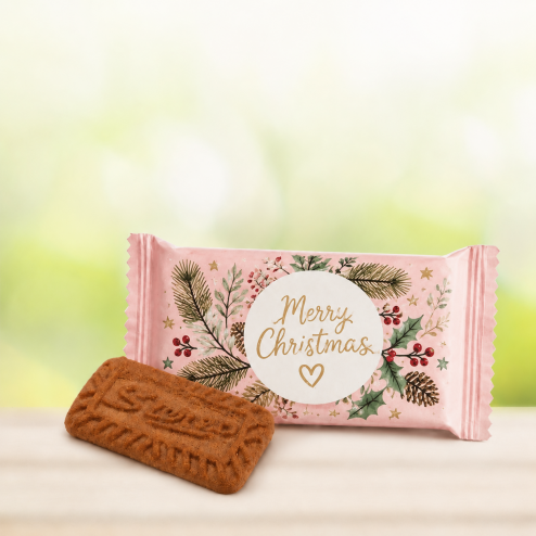 Kaffee-Keks "Merry Christmas" (1 VPE = 250 Kekse)