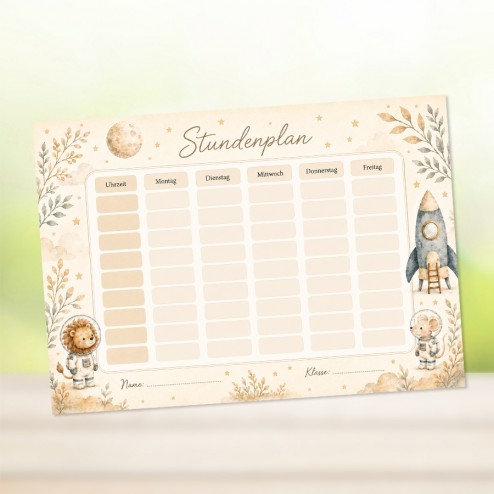 GRATIS DOWNLOAD - Stundenplan "Leo & Lou"