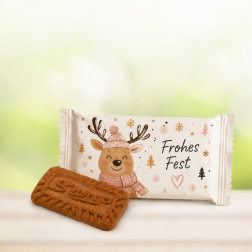Kaffee-Keks "Frohes Fest" (1 VPE = 250 Kekse)