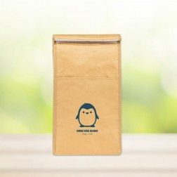 Iso-Lunchbeutel "Pinguin" aus Kraftpapier