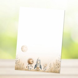 DIN-A6 Blöckchen "Leo & Lou" (25 Blatt je Block)