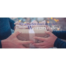 GRATIS DOWNLOAD - Emotionale Grußbotschaft - Wir wünschen Ihnen ein frohes Weihnachtsfest -