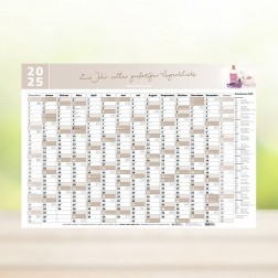GRATIS DOWNLOAD - Jahresplaner (beige)