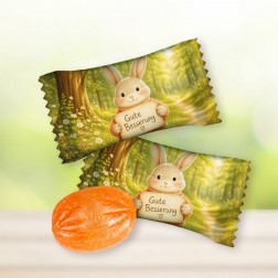 Bonbons im Flowpack "HASE - Gute Besserung"